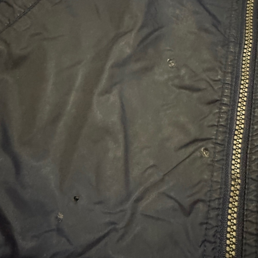 Vintage Adidas Windbreaker Jacket Mens XXL Navy Blue Colorblock Full Zip 90s - Picture 5 of 16
